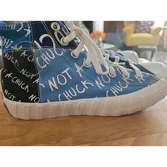 Converse 172573C UNT1TL3D High Not A Chuck University Blue Sneakers Sz M9 W11 - Picture 3 of 8
